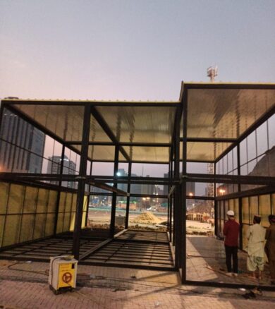 Supply and installation sandwich panel Arafat Cafe Makkah